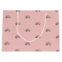 Watercolor Rainbow Gift Bag 