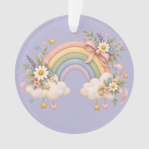 Watercolor Rainbow Gift – Charming Cloud Ornament