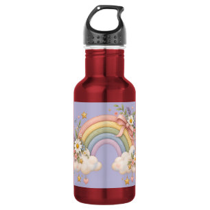Watercolor Rainbow Gift – Charming Cloud Stainless Steel Water Bottle