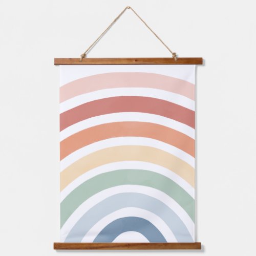 Watercolor Rainbow Kids Room Hanging Tapestry