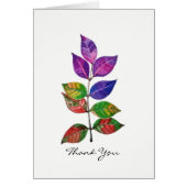 Watercolor Rainbow Leaves (Front)