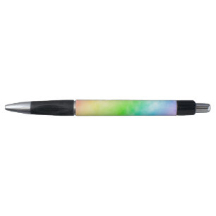Watercolor rainbow light color capri legging neck pen