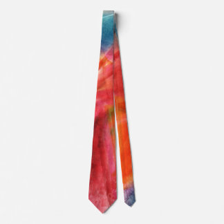 Watercolor Rainbow Men's Neck Tie