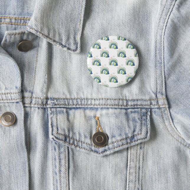 Watercolor Rainbow Pattern Button (In Situ)