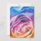 Watercolor Rainbow Rose (Front)