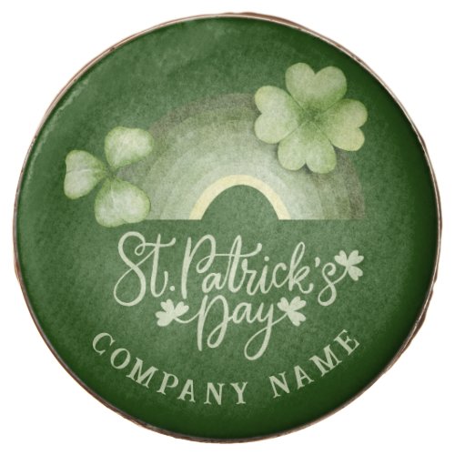 Watercolor Rainbow St Patricks Day Promotional Chocolate Covered Oreo