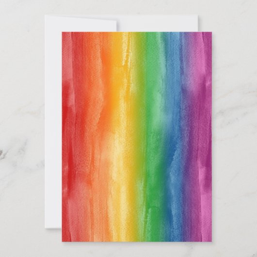 Watercolor Rainbow Stripes (Front)