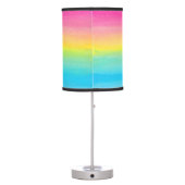 Watercolor Rainbow Table Lamp (Back)