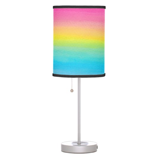 Watercolor Rainbow Table Lamp (Right)