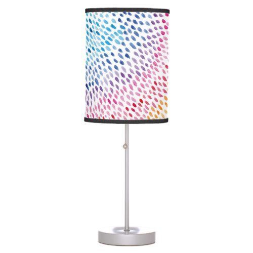 Watercolor Rainbow Table Lamp