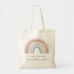 Watercolor Rainbow Teacher Appreciation Tote Bag<br><div class="desc">Surprise the teacher in your life or treat yourself (if you're the teacher) to this colorful tote,  featuring a watercolor rainbow and a thoughtful saying. Personalize the saying with your own words to make it special to you.</div>