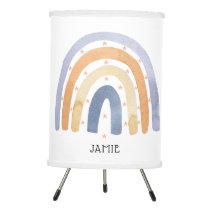 Watercolor Rainbows & Stars Personalized Tripod Lamp