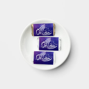 watercolor Ramadan Kareem Arabic calligraphy Hershey's Miniatures