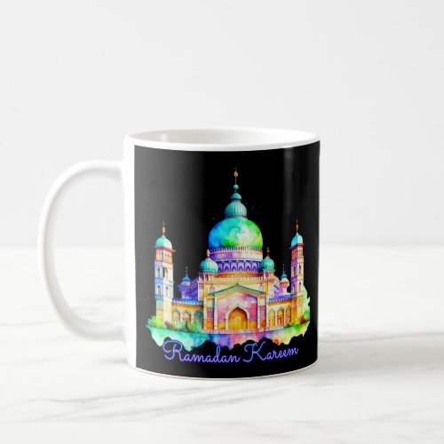 Watercolor Ramadan Mosque Coffee Mug