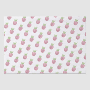 Watercolor Raspberry Tissue Paper