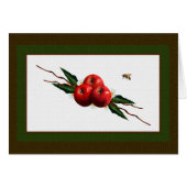 Watercolor Red Apples (Front Horizontal)