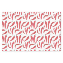 watercolor red hot chillies tissue paper