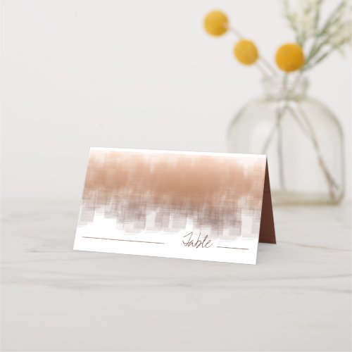 Watercolor Reflections Table Clay ID774 Place Card