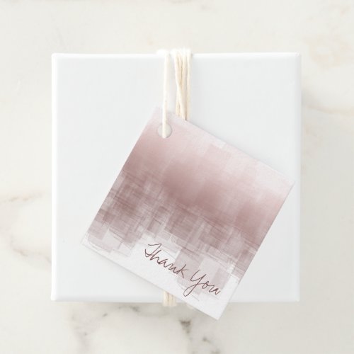 Watercolor Reflections Thank You Cinnamon ID774 Favor Tags