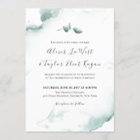 Watercolor Refreshing Eucalyptus Wedding