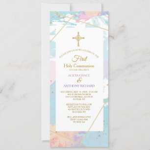 Watercolor Religious Invitation