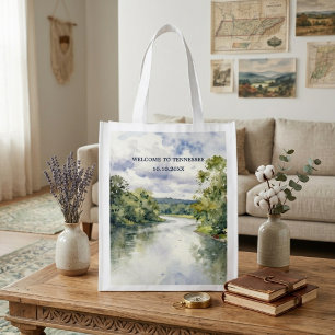 Watercolor Reusable Tennessee Wedding Welcome Bags