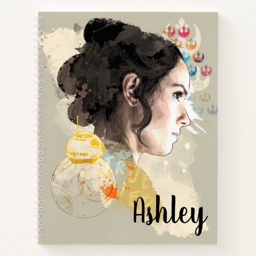 Watercolor Rey Collage Notebook