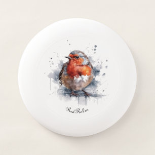 Watercolor Robin Backyard Bird Outdoor Fun Wham-O Frisbee