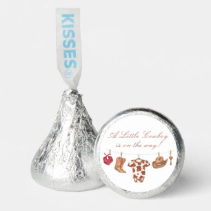 Watercolor Rodeo Western Cowboy Baby Shower Hershey®'s Kisses®