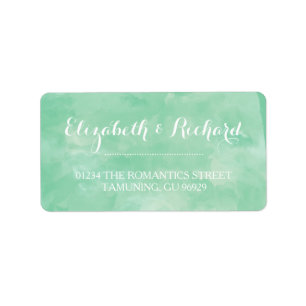 Watercolor Romance Address Labels