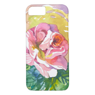 Watercolor Rose is a uniquely yours iPhone 8/7 Case