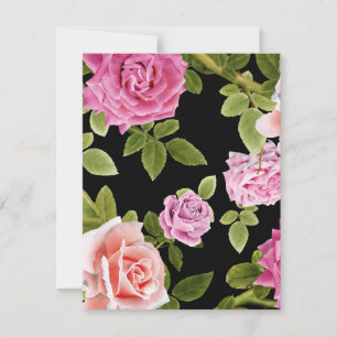 Watercolor Roses 20 Note Card