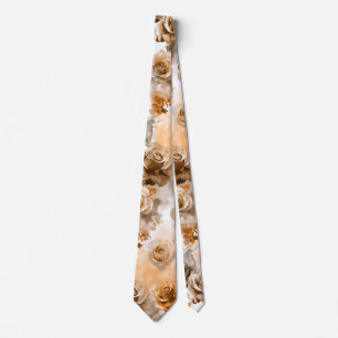 Watercolor Roses 2 Neck Tie