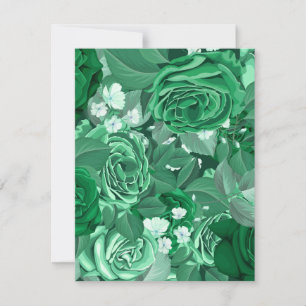 Watercolor Roses 36 Note Card