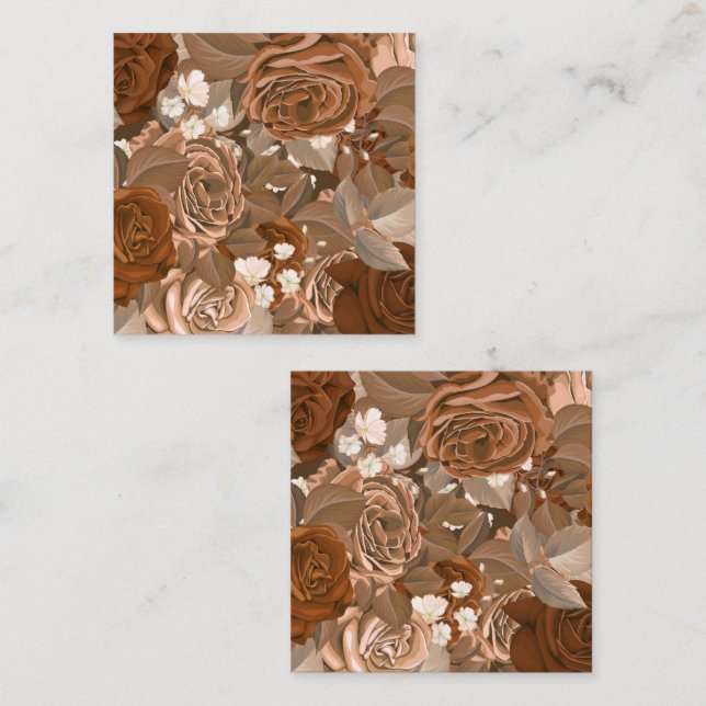 Watercolor Roses 37 Note Card (Front/Back)