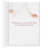 Watercolor Roses 99th Birthday (Inside (Right))