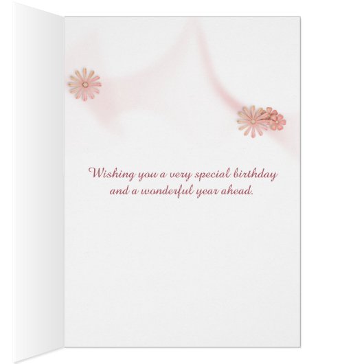 Watercolor Roses 99th Birthday (Inside (Right))