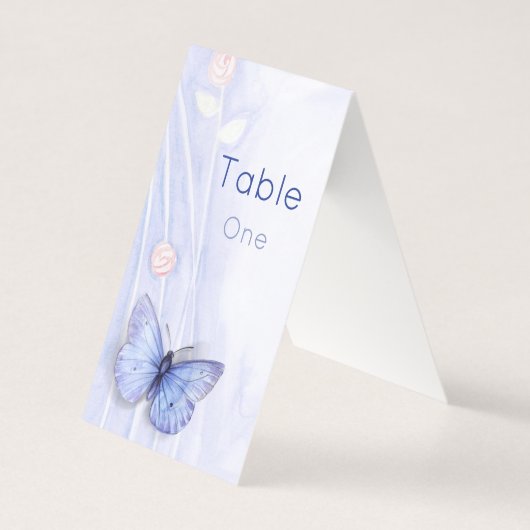 Watercolor roses and butterfly (Front)