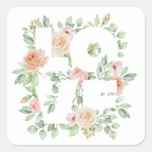 Watercolor Roses and Greeney LOVE Valentine's Day