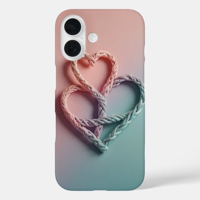 Watercolor Roses and Hearts Case-Mate iPhone Case (Back)
