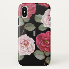 Watercolor Roses Apple Tough iPhone X Case