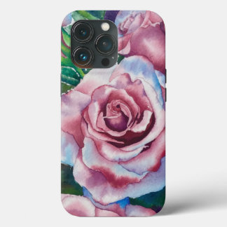 Watercolor Roses iPhone 13 Pro Case