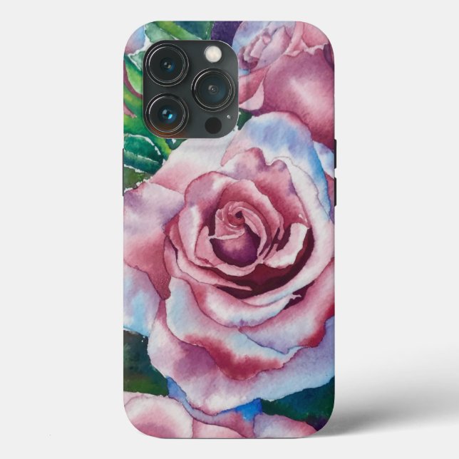 Watercolor Roses Case-Mate iPhone Case (Back)