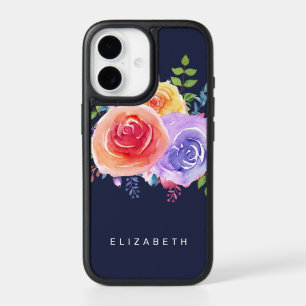 Watercolor Roses Floral Bouquet iPhone 17 Case