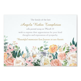 thank you cards for funeral