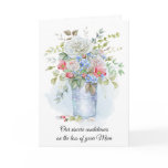 Watercolor Roses, Poppies, Wildflowers Sympathy | Card Watercolor Roses, Poppies, Wildflowers Sympathy | Card