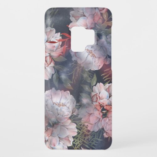 Watercolor Roses Romantic Seamless Pattern Case_Mate Samsung Galaxy S9 Case