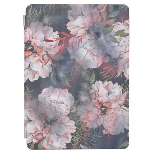 Watercolor Roses Romantic Seamless Pattern iPad Air Cover