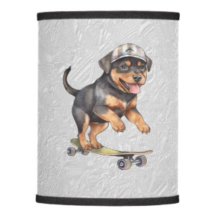 Watercolor Rottweiler Lamp Shade