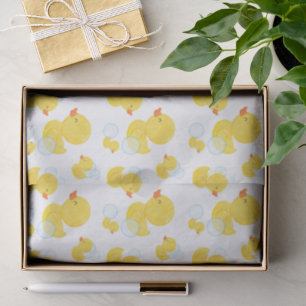 Watercolor Rubber Ducky Tissue Paper
